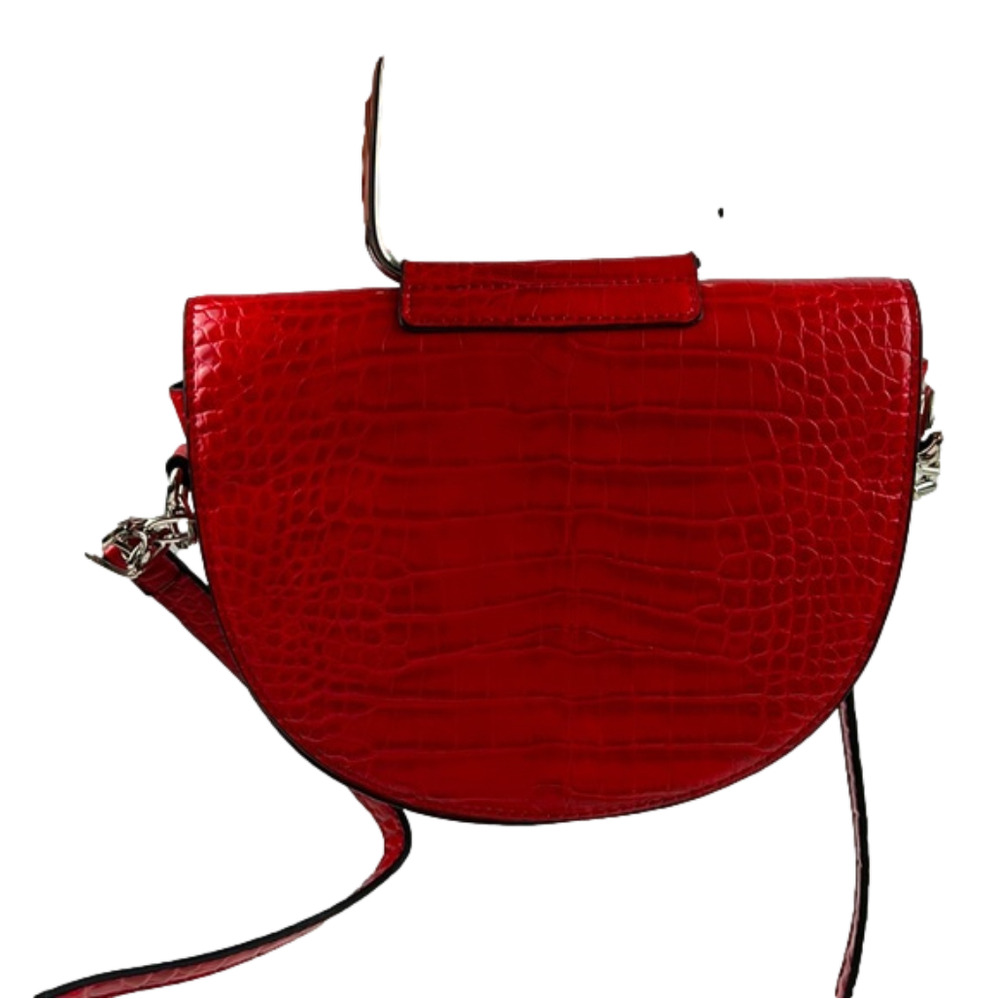 Faith vegan red handbag with detachable strap